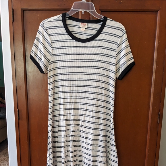 Mossimo Supply Co. Striped T-shirt Mini Dress - Picture 1 of 3